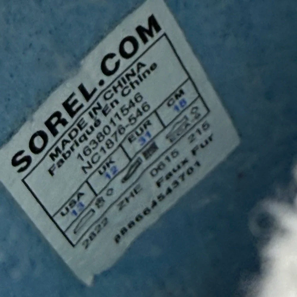 Sorel 1964 Pac Strap Winter Snow Boots Purple‎ Girls 13